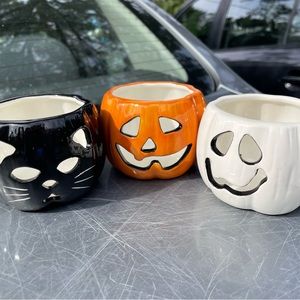 Harry & David Halloween Candle Holders